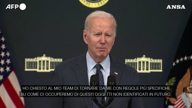 Usa, Biden: Abbatteremo ogni oggetto che minaccia gli americani