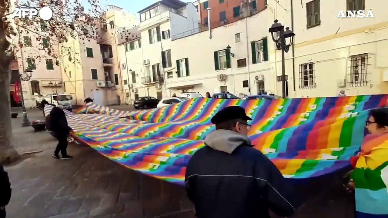 Pacifisti in piazza, Marcia della Pace dopo un anno di guerra