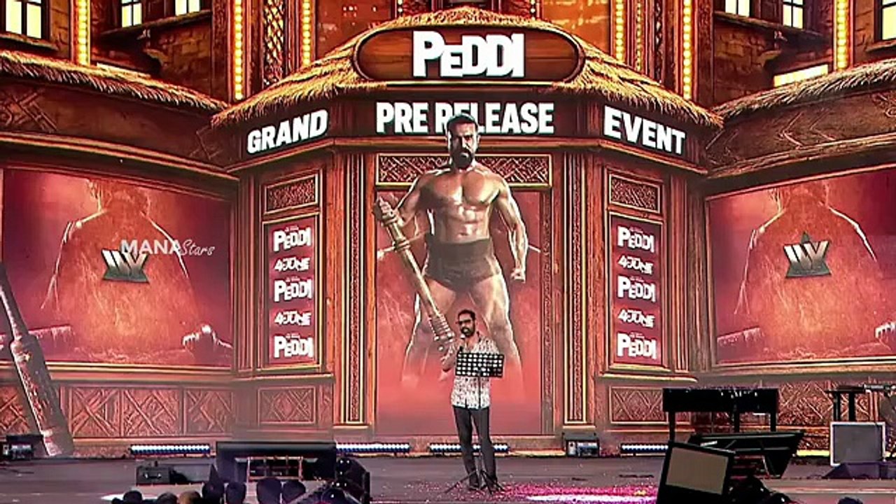 Producer Venkata Satish Kilaru Speech @ #Peddi Movie Pre Release Event