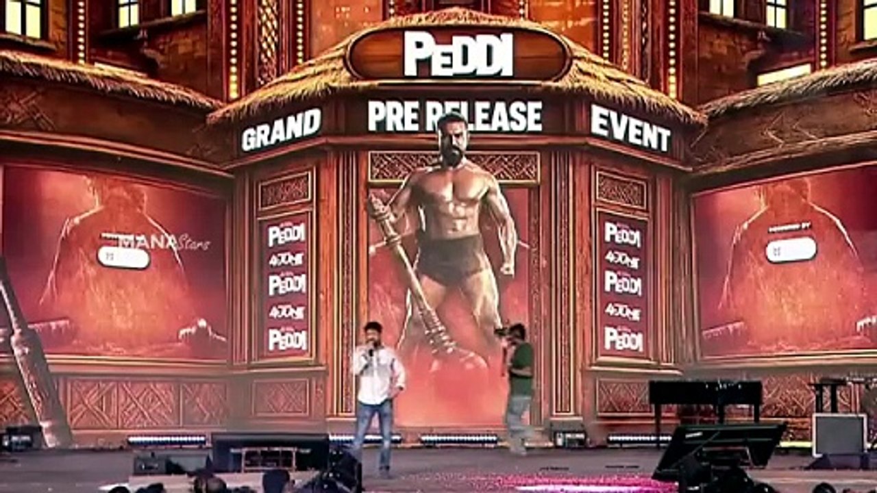 Producer Ravi Shankar Superb Speech @ #Peddi Movie Pre Release Event