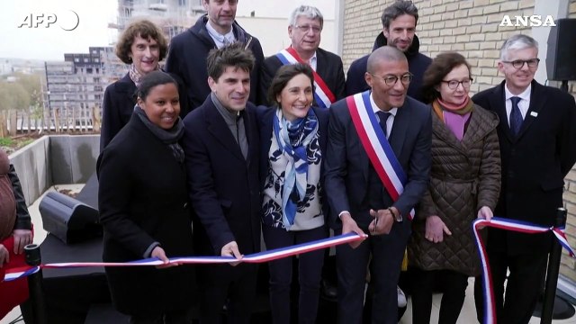Parigi 2024, inaugurato il primo edificio del villaggio olimpico