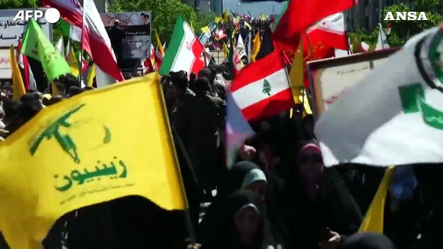 Iran, migliaia di manifestanti a Teheran in sostegno dei palestinesi