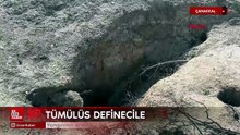 Çanakkale'de orman yangınının ardından ortaya çıkan tümülüs definecilerin hedefi oldu