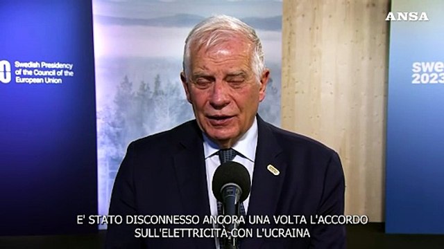 Borrell, attacco centrale Zaporizhzhia: Russia cerca distruzione completa delle infrastrutture civili in Ucraina