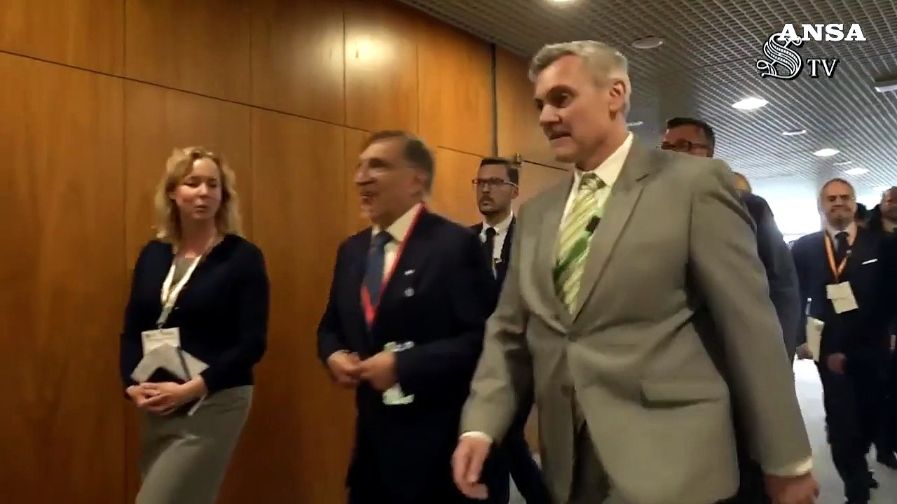 Ue,  incontro La Russa-Metsola a Praga
