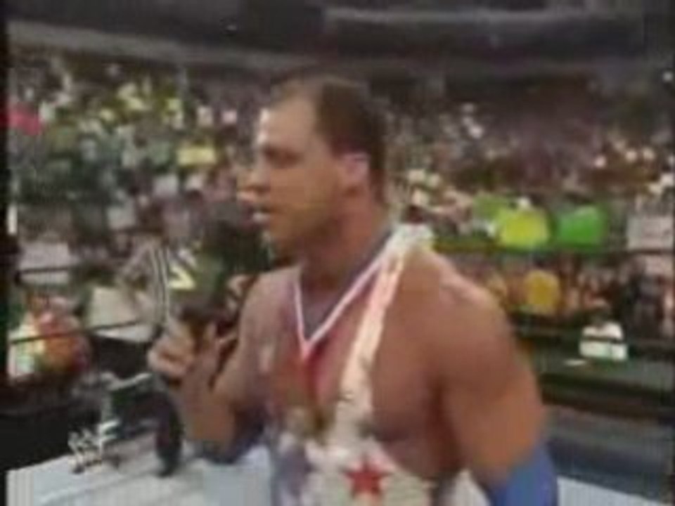 The Rock Vs Triple H Vs Kurt Angle part 1