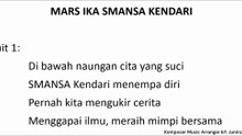 MARS IKA SMANSA KENDARI | PEMBUATAN LAGU MARS SEKOLAH, INSTANSI, DAN PERUSAHAAN PESAN SEKARANG!