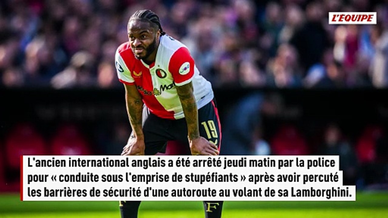 Une vidéo montrant la conduite dangereuse de Raheem Sterling, arrêté après un accident de la route, diffusée dans la pre - Foot - Fait divers