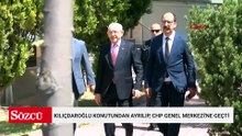 Kemal Kılıçdaroğlu konutundan ayrılıp, CHP Genel Merkezi'ne geçti
