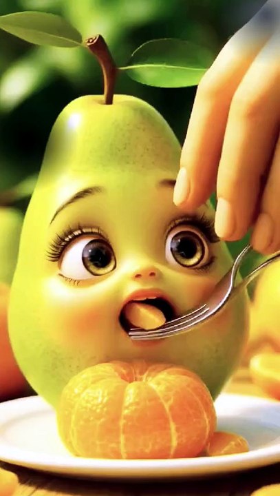 Happy Pear Turns Into an Orange! 🤯🍐🍊