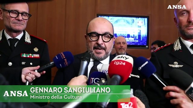 Di nuovo in Italia dagli Usa 60 opere del valore di 20 milioni di dollari