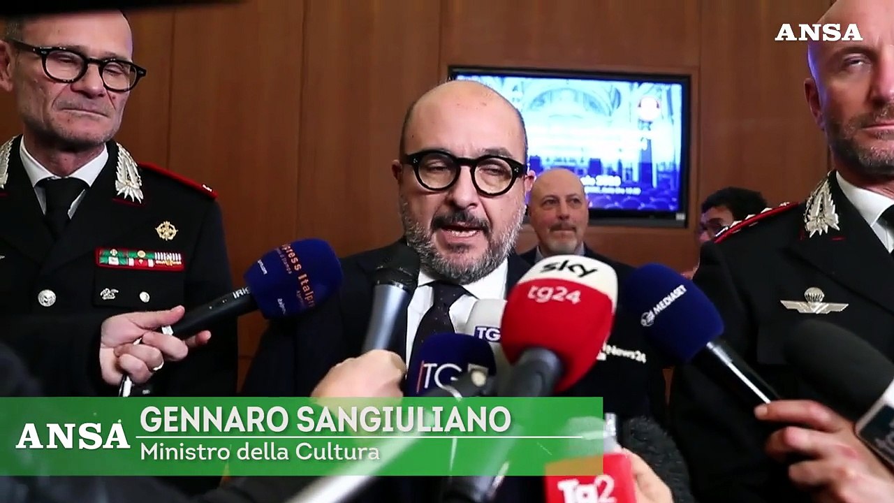 Di nuovo in Italia dagli Usa 60 opere del valore di 20 milioni di dollari