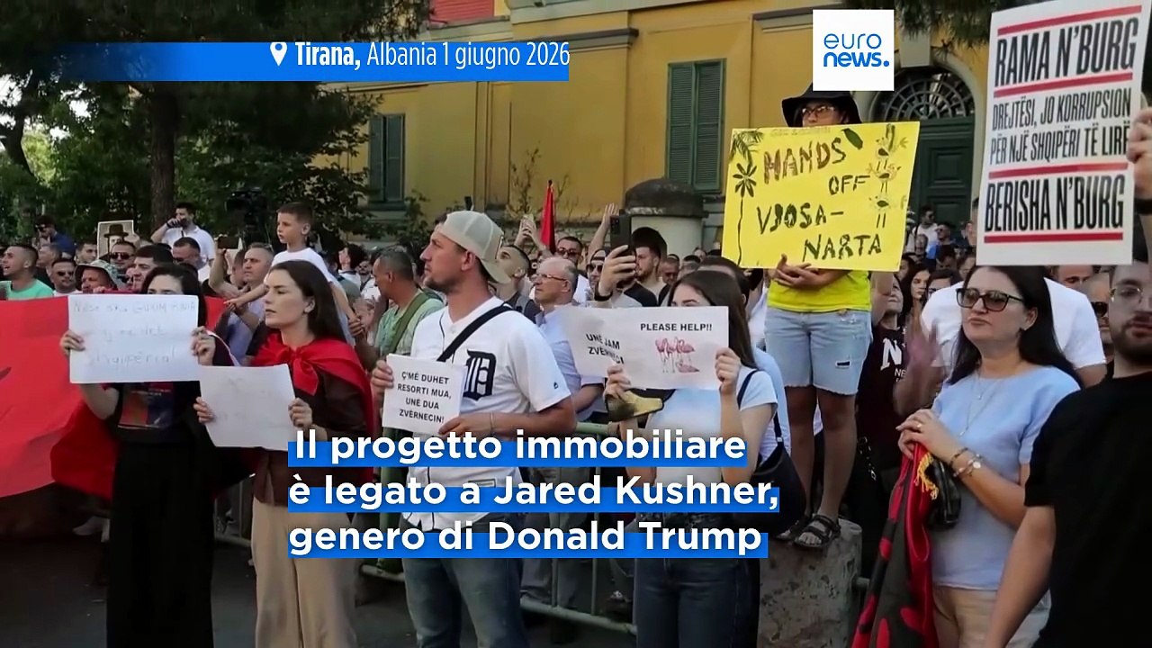 Albania: migliaia in piazza a Tirana contro il progetto di un resort di lusso di Jared Kushner