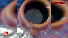 Hatay'da herkes altın aradığını sandı o 'cara peyniri ve çökeleği'ni çıkardı