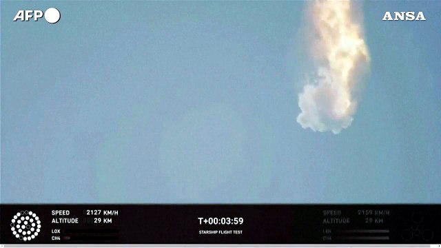 La nave spaziale Starship di SpaceX esplode in volo per motivi di sicurezza