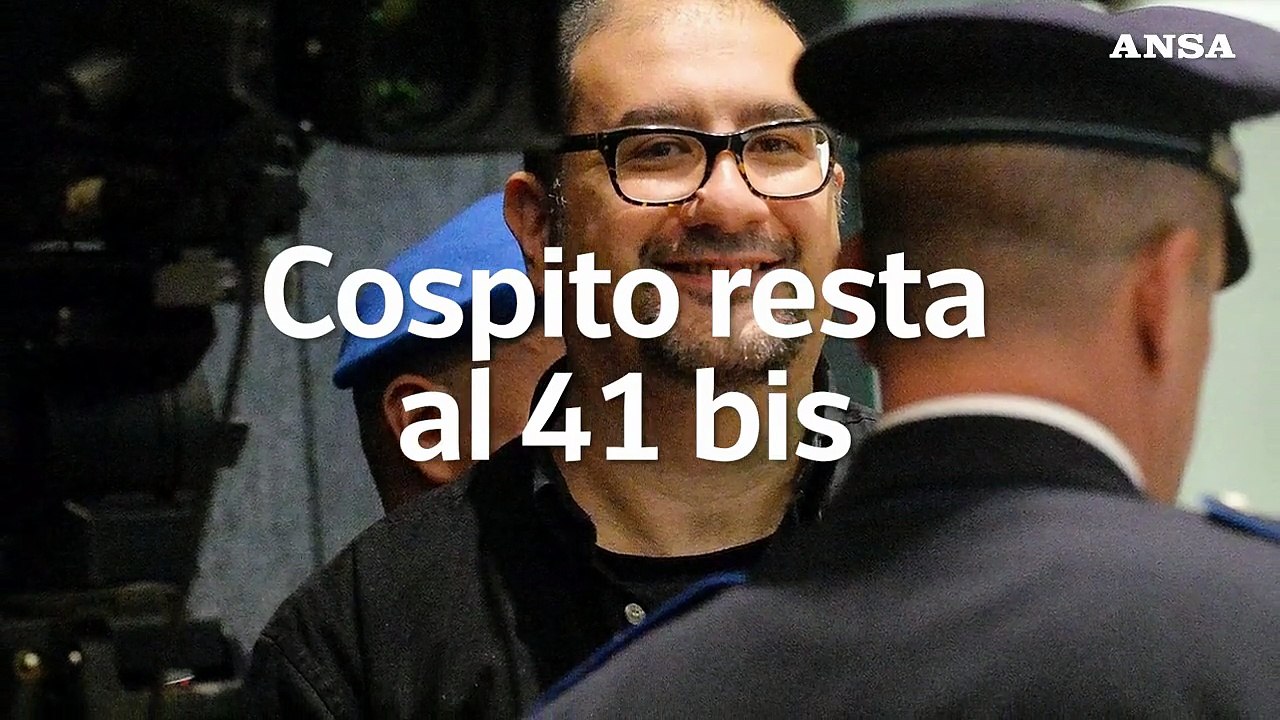 L'anarchico Alfredo Cospito resta al 41 bis