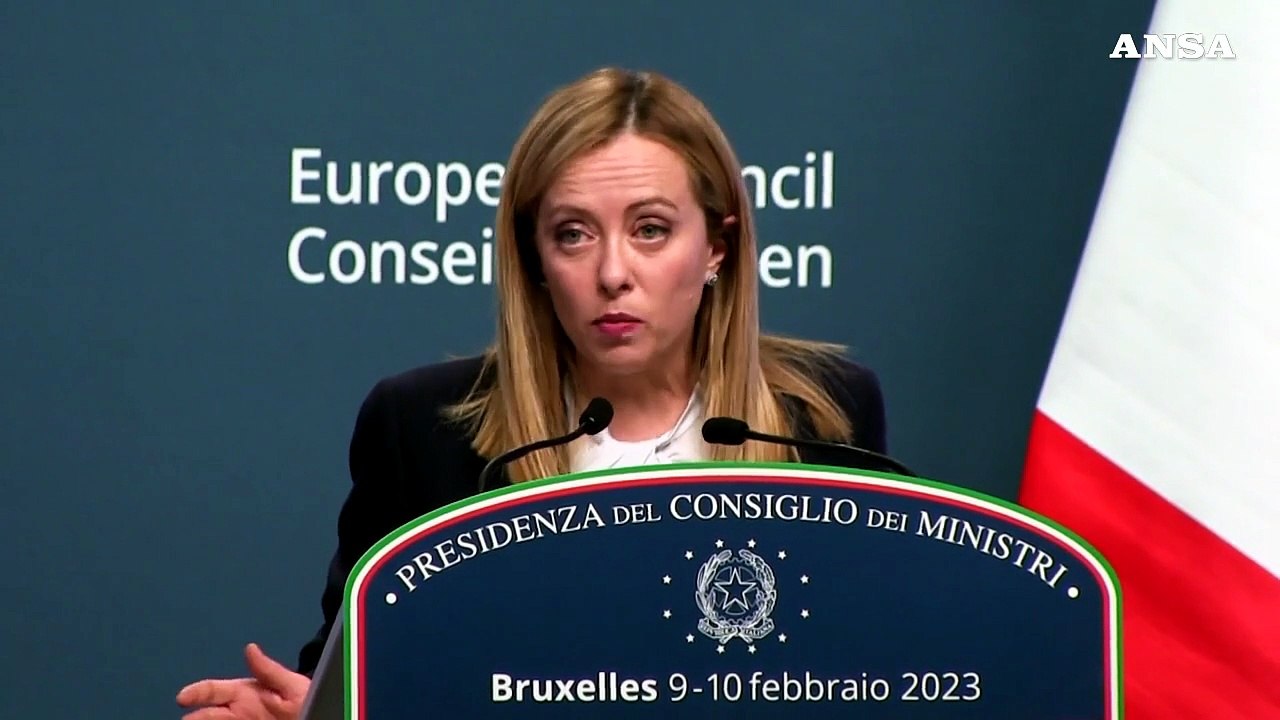 Vertice Ue, Meloni: "Contenta dei risultati italiani"