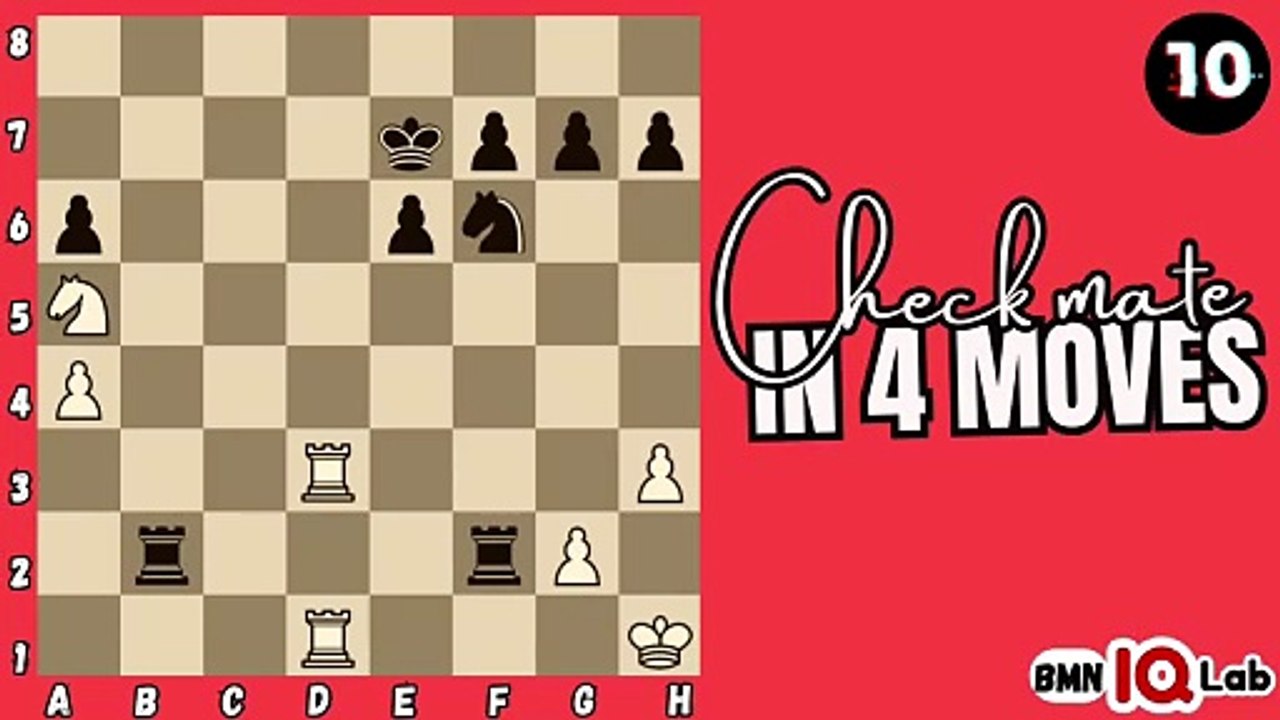 #OnlySmartPeople ✋️🤓 Can you checkmate in 4 moves? (Part 46) (White to play)♟️