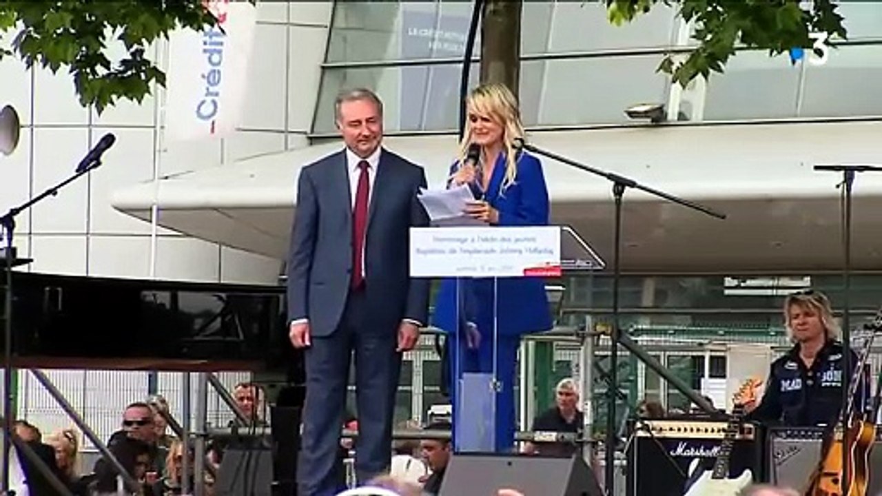 2019 - Johnny Hallyday - Extrait du Discours de Læticia Hallyday à Toulouse (Journal France 3, 15 Juin)