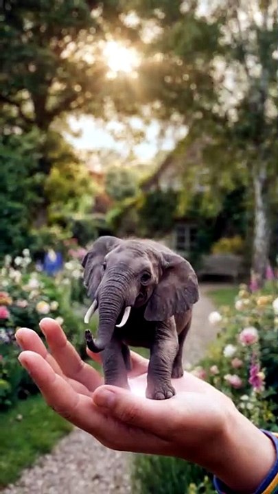 Tiny Elephant Became a Giant 😱🐘✨