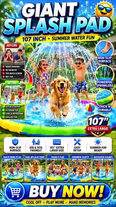 Turn Your Backyard Into a Water Park! ☀️