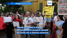 Protests against luxury resort in Albania linked to Jared Kushner now in second day