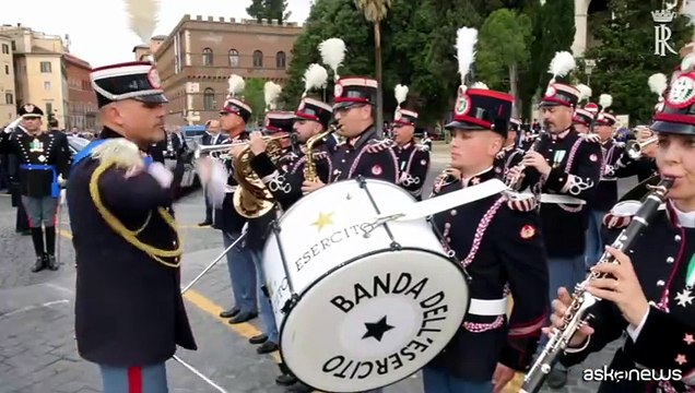 2 giugno, l'omaggio di Mattarella al milite ignoto all'Altare della patria