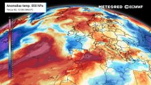 Vem aí uma massa de ar polar marítimo que gerará tempo fresco em Portugal