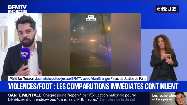 Débordements après la victoire du PSG: deuxième journée de comparutions immédiates