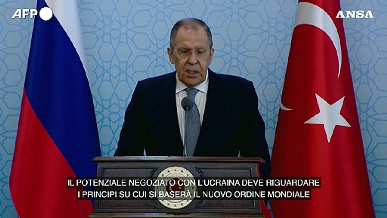Ucraina, Lavrov: "Negoziato con Kiev possibile se si rispettano gli interessi russi"