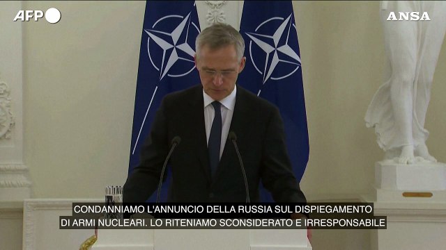 Stoltenberg: Nessuna indicazione che Mosca si stia preparando a usare armi nucleari