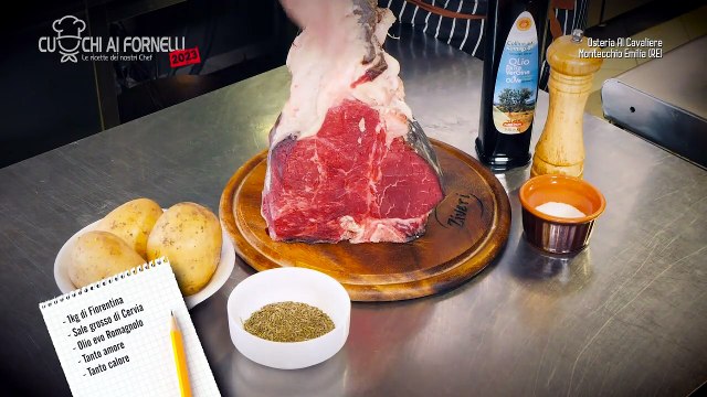 FIORENTINA CON PATATE AL ROSMARINO - OSTERIA AL CAVALIERE | FIORENTINA CON PATATE AL ROSMARINO - OSTERIA AL CAVALIERE