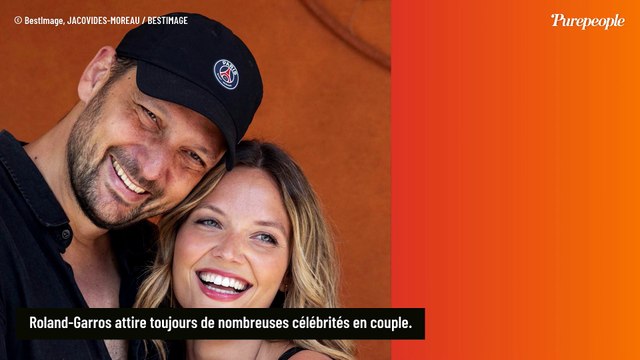 Éric Antoine et Gennifer Demey, Lily Collins et Charlie McDowell... les couples ont rempli les tribunes de Roland-Garros