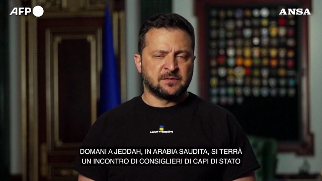 Ucraina, Zelensky: I colloqui in Arabia Saudita importanti per riportare la pace