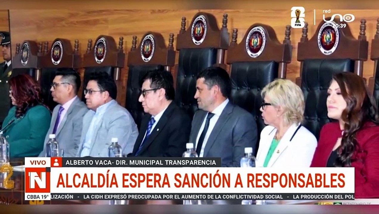 ALCALDÍA ESPERA SANCIÓN A RESPONSABLES