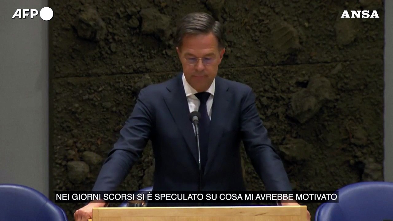 Paesi Bassi, Rutte: "Lascero' la politica dopo le elezioni"