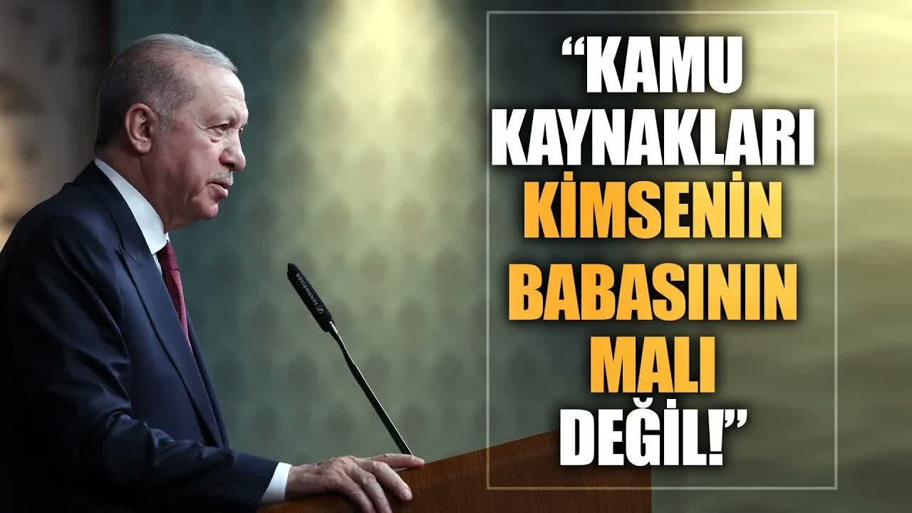 Cumhurbaşkanı Erdoğan: Yerel Yönetimler Merkezli Skandallar Asla Mazur Görülemez