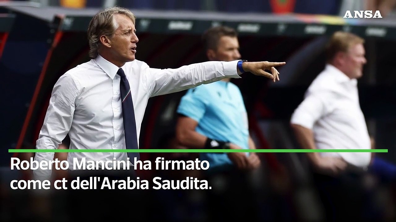 Mancini in Arabia, e' ufficiale