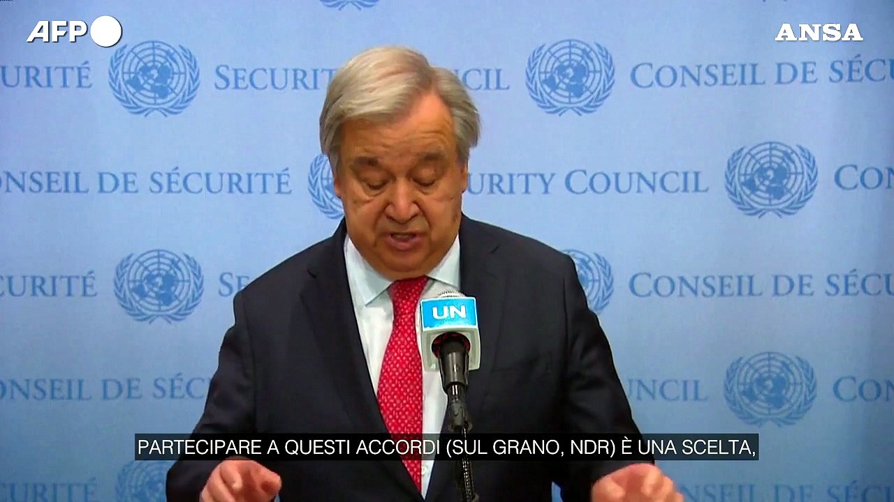 Onu: "Milioni di persone pagheranno per stop Russia all'accordo sul grano"