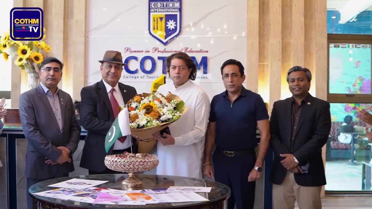 Former TEVTA Punjab Chairman Ali Salman Siddique Visits COTHM!