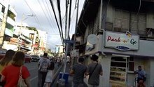 Blumentritt Street corner San Perfecto Street in San Juan City in the Philippines