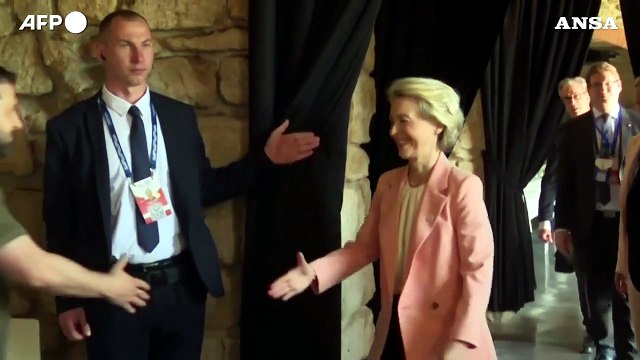 Comunita' politica europea, von der Leyen incontra Zelensky
