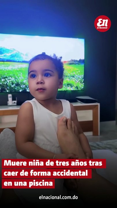 Muere niña de tres años tras caer de forma accidental en una piscina