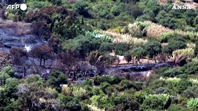 Incendi boschivi in Marocco, Canadair in azione nella foresta di Rmilat a Tangeri