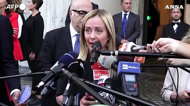 Meloni: Sara' un governo di legislatura e faremo le riforme