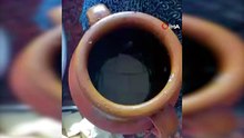 Toprağa gömüp 6 ay bekledi! Testiden çıkan lezzet görenleri şaşkına çevirdi