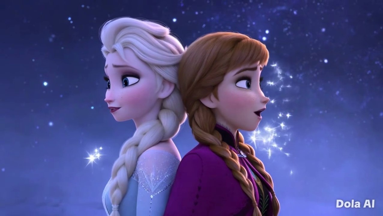 Elsa And Anna Back-to-back #9