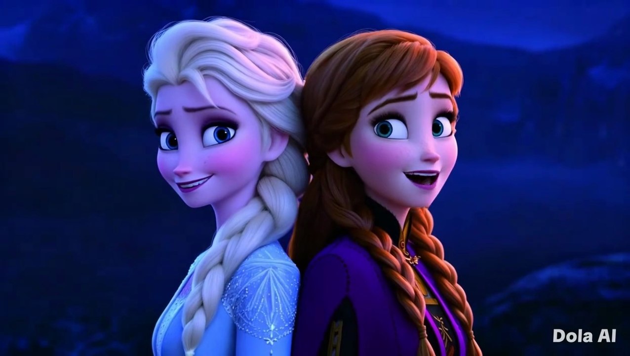 Elsa And Anna Back-to-back #11
