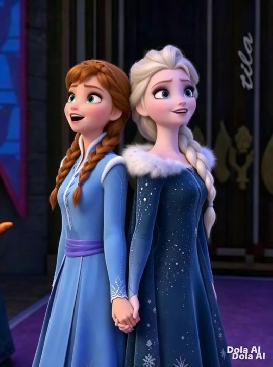 Elsa And Anna Back-to-back #18