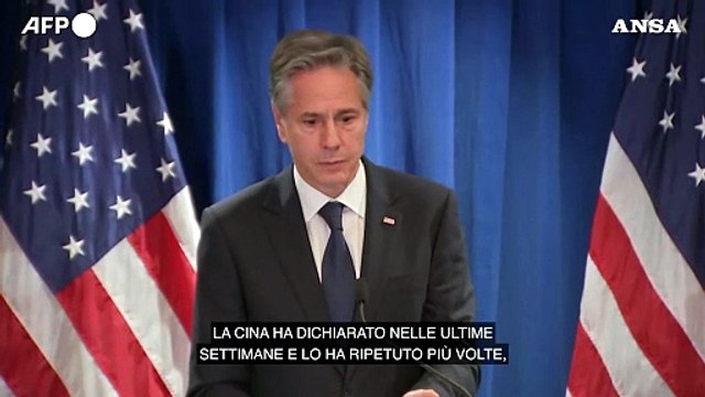 Ucraina, Blinken: La Cina ha promesso di non fornire armi a Mosca